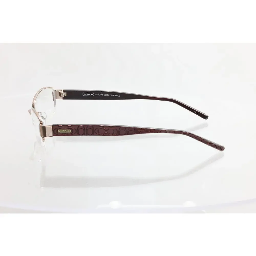 Coach Laverne (247) Light Rose 50-18-135mm Eyeglass FRAMES ONLY - GOOD CONDITION
